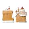 Glitzhome® Light-Up Christmas Gingerbread House Table Décor Set